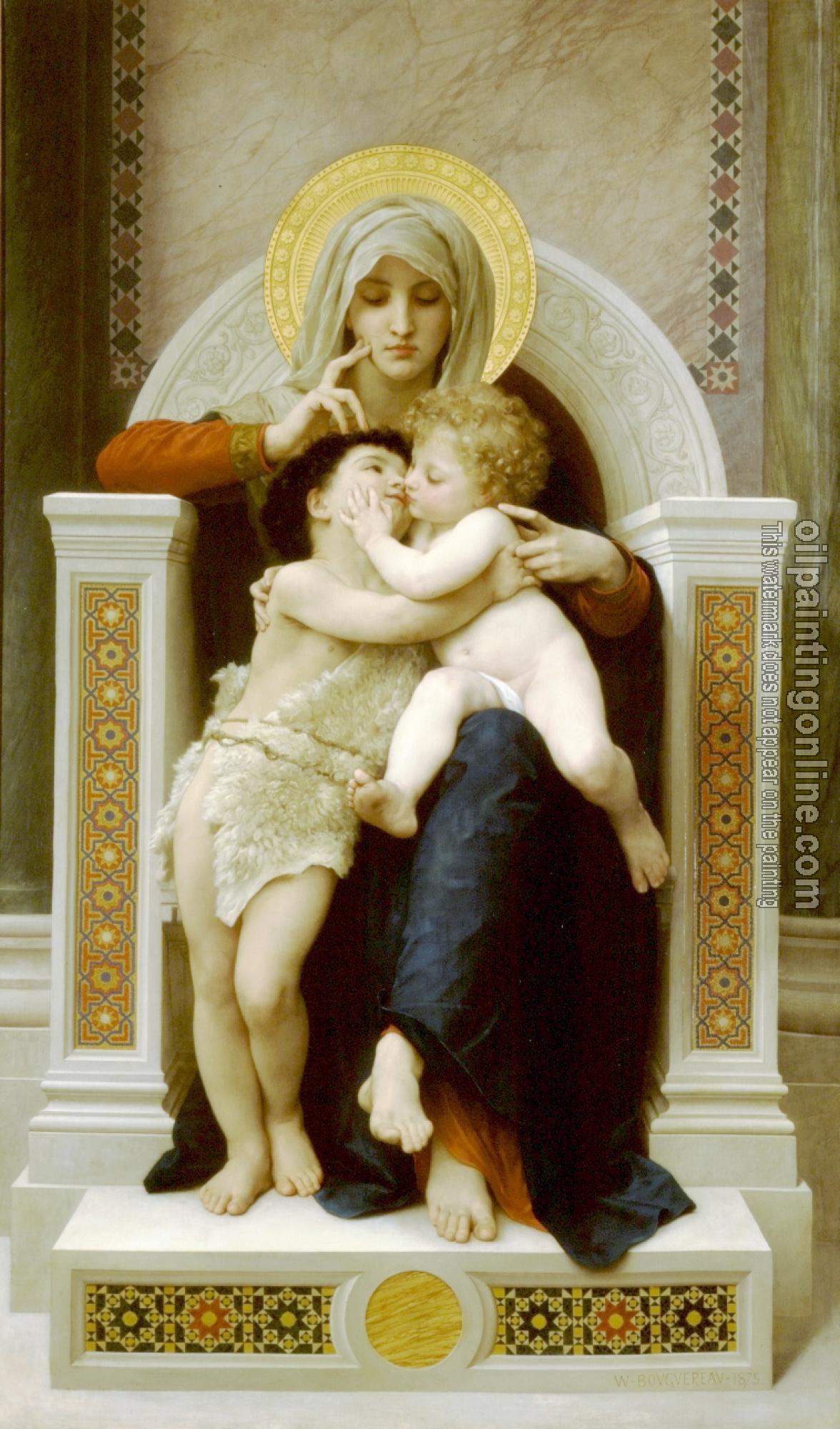 Bouguereau, William-Adolphe - The Virgin, the Baby Jesus and Saint John the Baptist